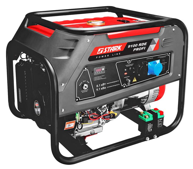Бензиновий генератор Stark 9100 RDE PROFI