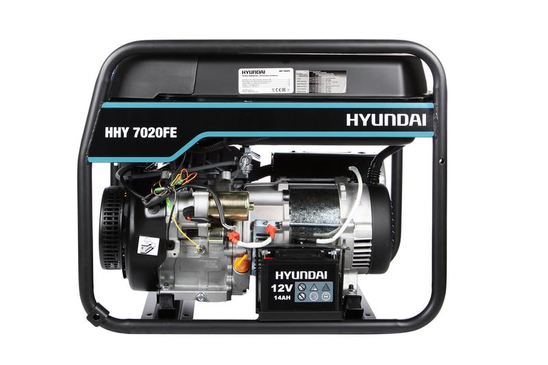 Бензиновий генератор Hyundai HHY 7020FE
