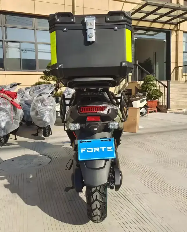 Електроскутер Forte Unicorn-EV, зелений, з термобоксом (138251)