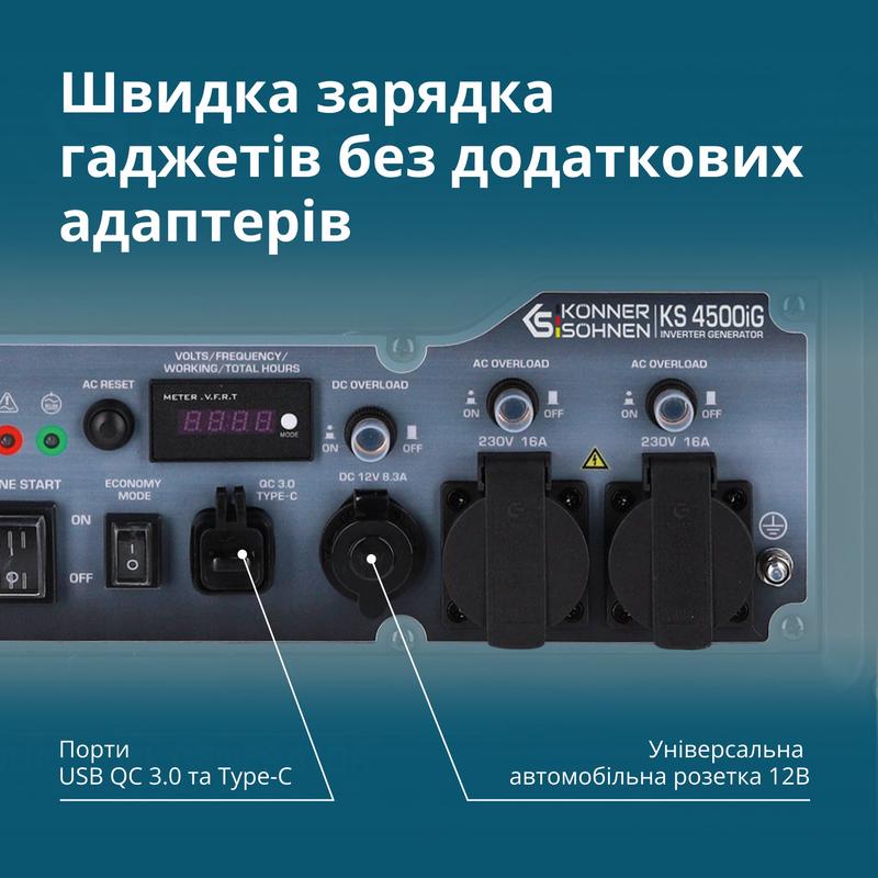 Генератор інверторний KS 4500iG