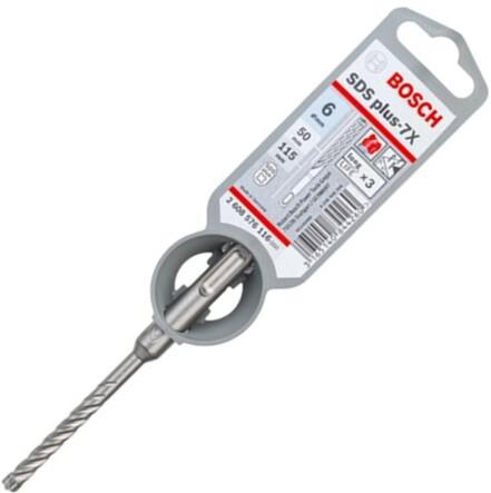 Бур Bosch SDS Plus-7X д / арм.бетона 6x50x115 мм (2608576116)
