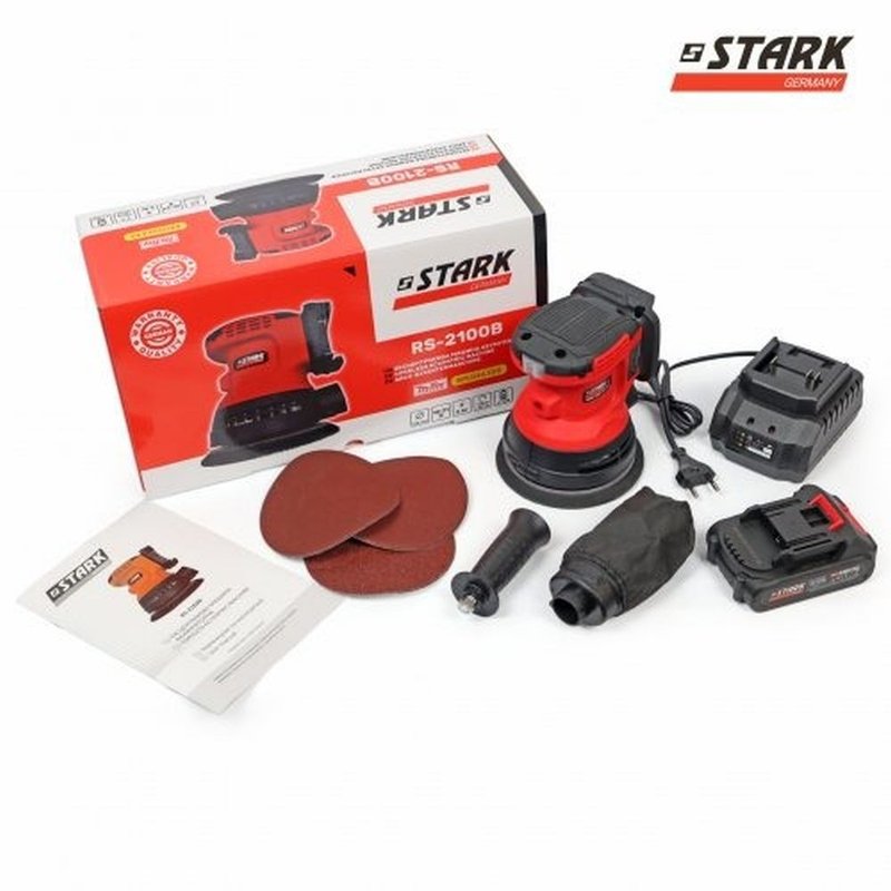 Шліфмашина ексцентрикова акумуляторна STARK RS-2100B