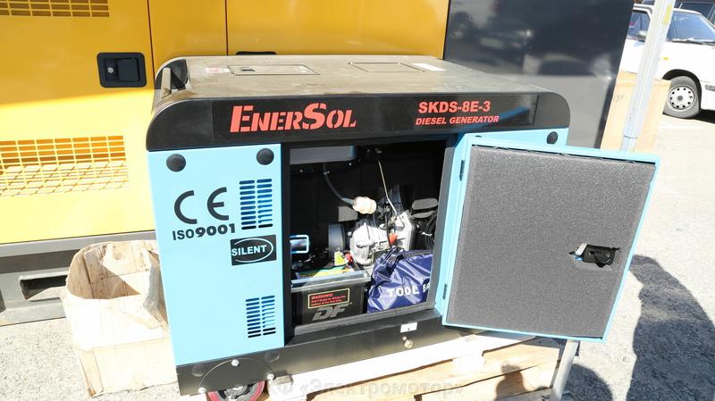 Дизельний генератор EnerSol SKDS-8E-3 (B) трифазний