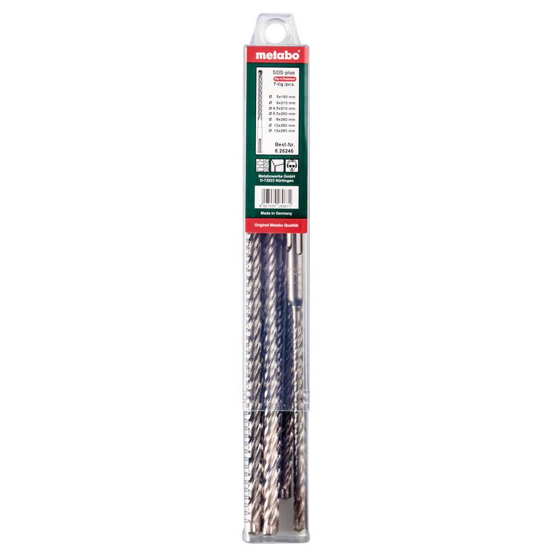 Набір бурів SDS-Plus P4P, 7 шт. Metabo 626246000