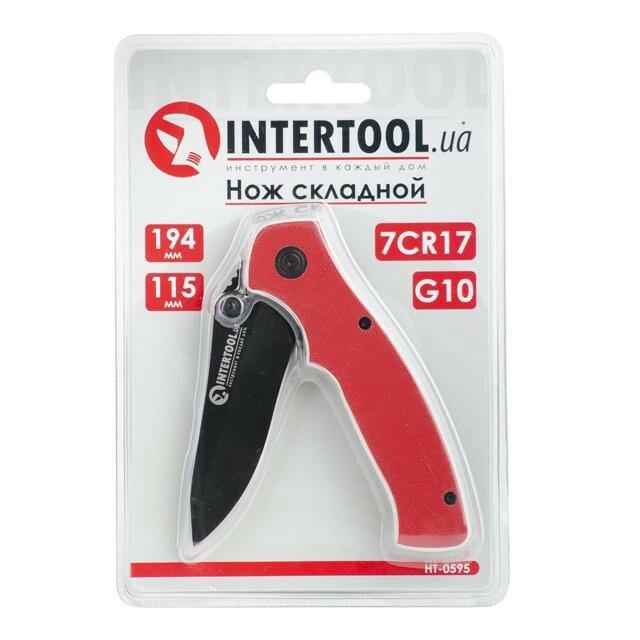 Ніж складаний INTERTOOL HT-0595