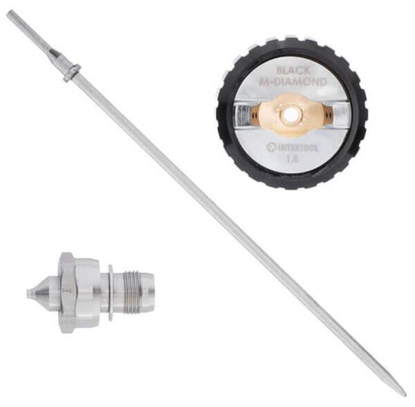 Комплект для фарбопульта Intertool STORM BLACK M-DIAMOND PT-2618