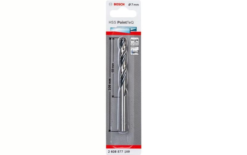 Свердло Bosch 1 HSS PointTeQ 7 мм (2608577169)