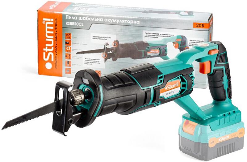 Акумуляторна пила шабельна Sturm RS8820CL