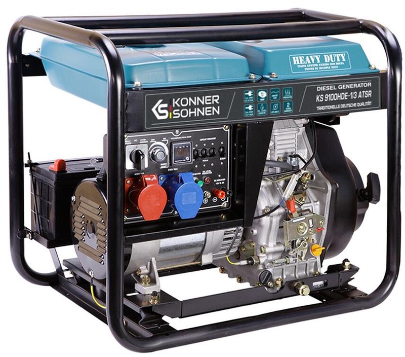 Дизельний генератор Konner Sohnen KS 9100HDE-1/3 ATSR (EURO V)