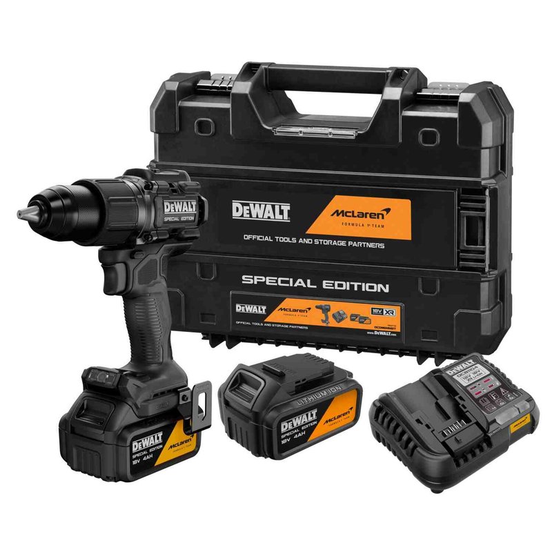 Дриль-шурупокрут ударний McLaren F1 TEAM SPECIAL EDITION DeWALT DCD86MM2T
