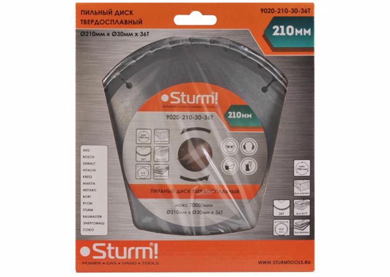 Диск пильний Sturm 9020-210-30-36T