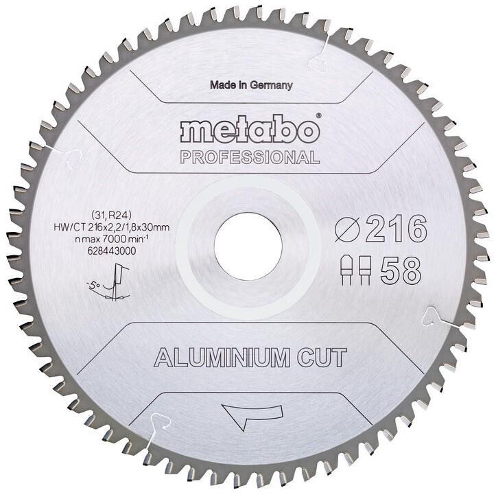 Пильний диск Metabo Aluminium cut HW/CT 305х2.6/2.2x30, Z84 FZ/TZ 5 град. (628448000)