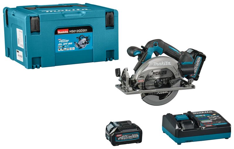 Акумуляторна дискова пилка Makita XGT HS012GD201