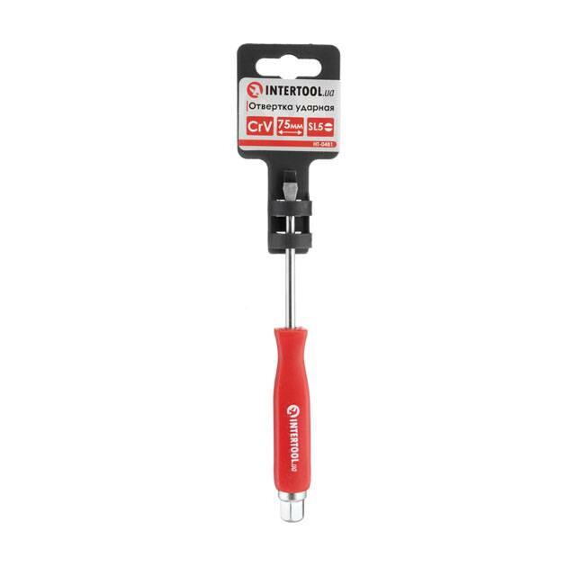 Викрутка ударна Intertool SL5х75 мм (HT-0481)