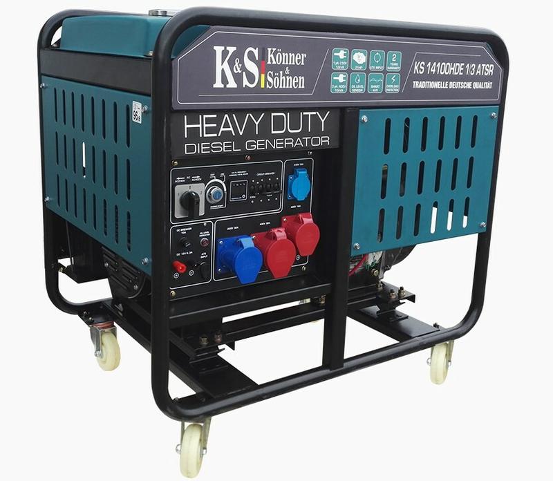 Дизельний генератор Konner Sohnen KS 14100HDE 1/3 ATSR