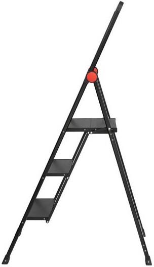 Драбина алюмінієва Intertool STORM "Black Slim" 3 ступені (LT-5003)