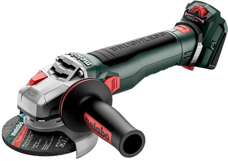 Акумуляторна кутова шліфувальна машина Metabo WVB 18 LT BL 11-115 Quick (613056840) (без АКБ та ЗП)