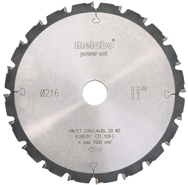 Пильний диск Metabo HW/CT 216x30 20 WZ 5 (628230000)