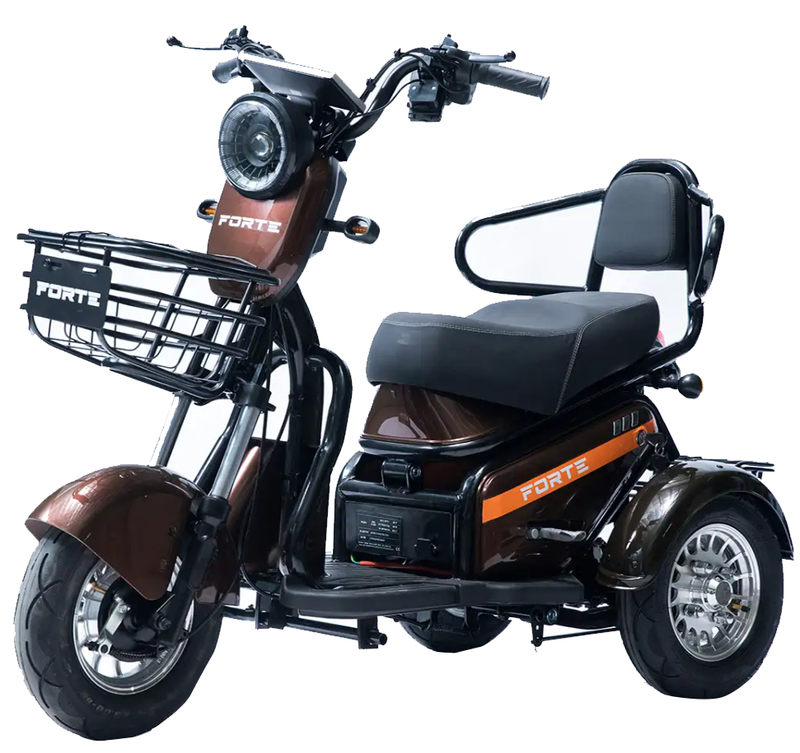 Акумуляторний трицикл Forte S1-P600 (коричневий) (145207)