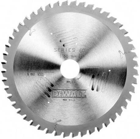 Диск пильний DeWALT 250х30мм 60 зубців кут заточеним 5 градусів (DT4352)