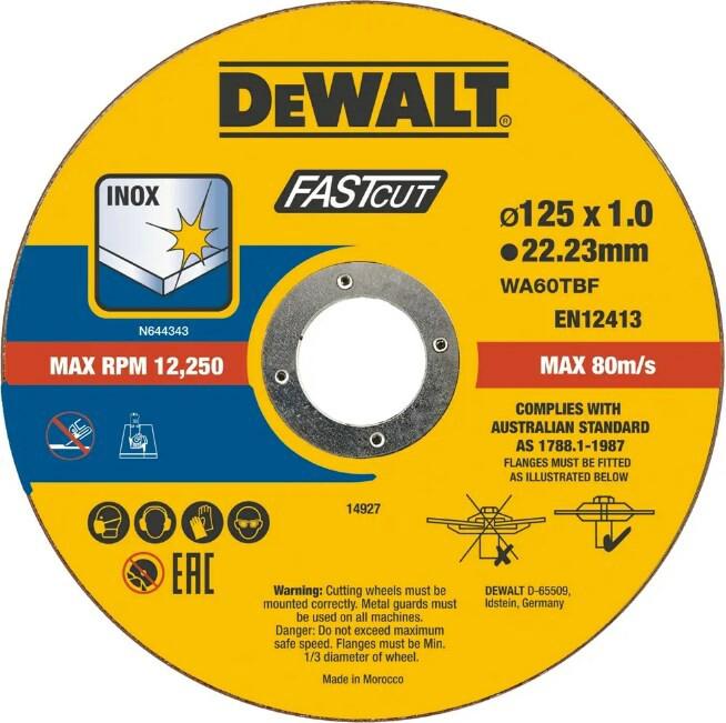 Набір відрізних кіл 100 шт. DeWalt DT20540