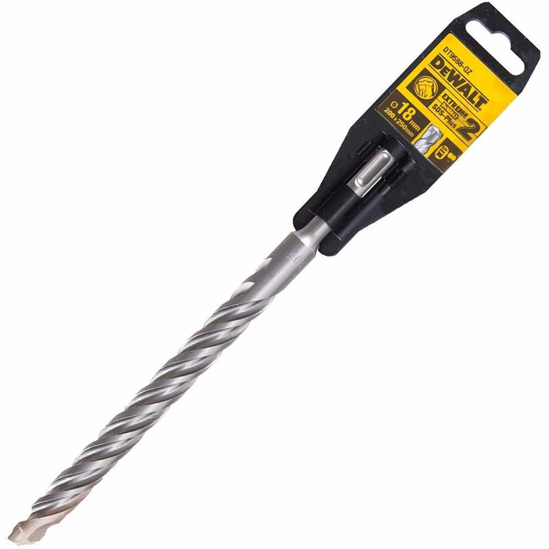 Бур DeWALT "SDS-Plus EXTREME2", 18х200х250мм.