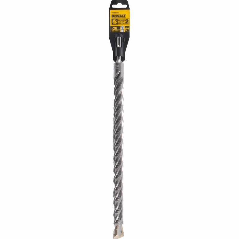 Бур DeWALT "SDS-Plus EXTREME2", 26х400х450мм.