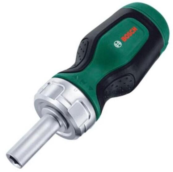Викрутка з тріскачкою та набором біт 7 шт. Bosch (1600A032UY)