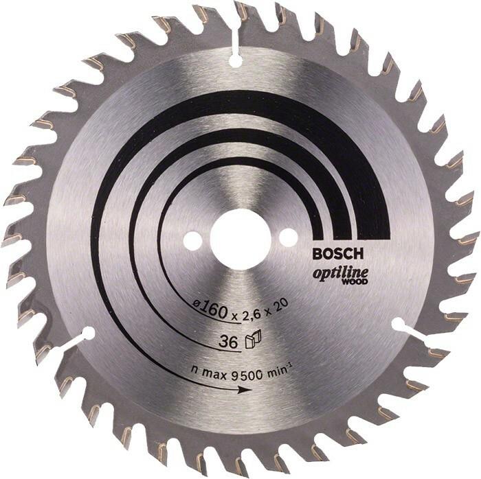 Пиляльний диск Bosch 160x16 36T Optiline (2608640597)