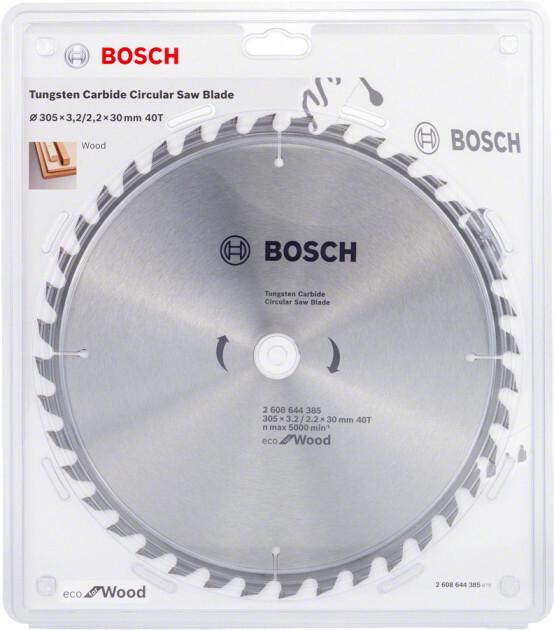 Пильний диск Bosch ECO WO 305x30 40 зуб. (2608644385)