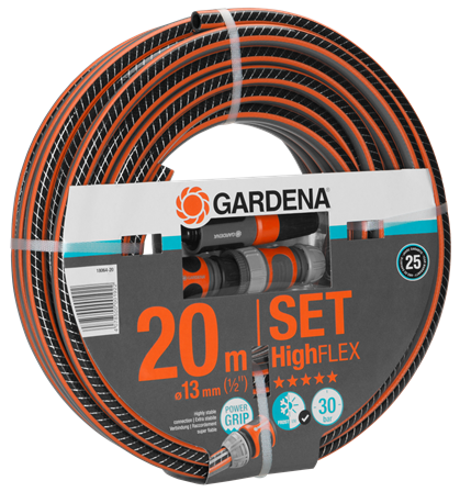 Шланг Gardena HighFlex 1/2 "х 20 м + фітинги (18064-20.000.00)