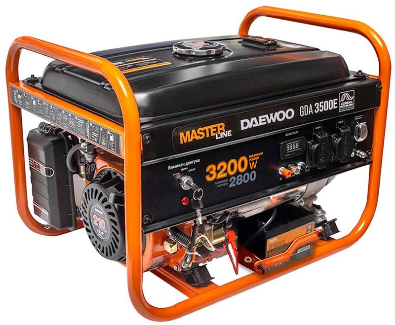 Генератор бензиновий Daewoo GDA 3500E