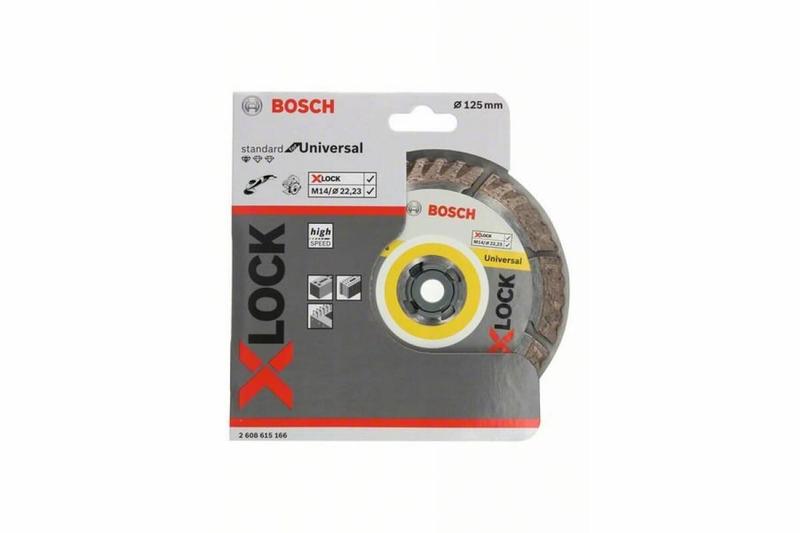 Алмазний диск Bosch X-LOCK Standard for Universal 125x22.23x1.6x10 мм (2608615166)