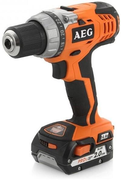 Акумуляторна 2-х швидкісний ударний дриль AEG BS 14C LI-202C