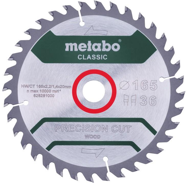 Пильний диск Metabo Precision cut Classic HW / CT 165х1.8 / 1.2x20, Z42 WZ 5 / B (628027000)