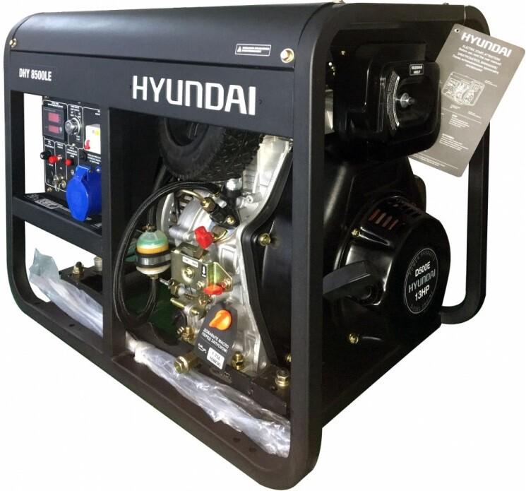 Дизельний генератор Hyundai DHY 8500LE