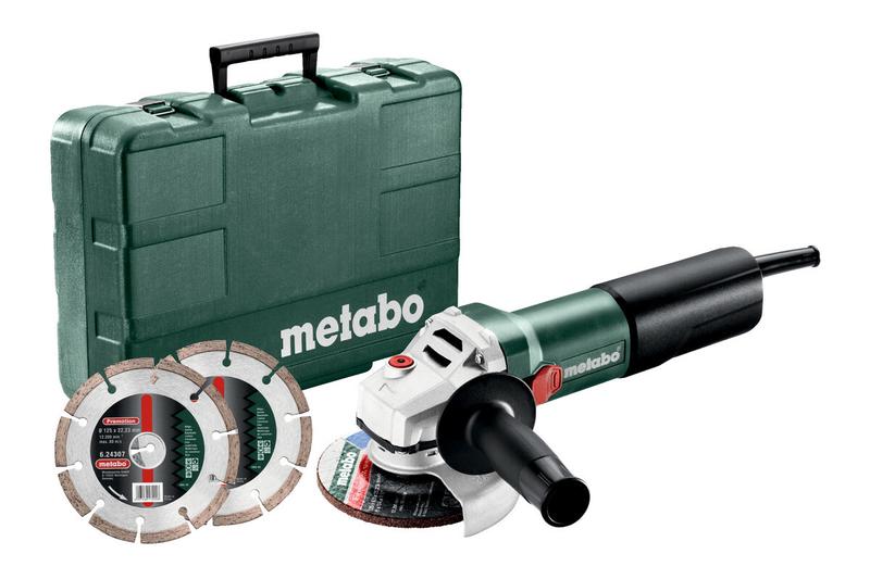 Кутова шліфувальна машина Metabo WQ 1100-125 Set (610035510)