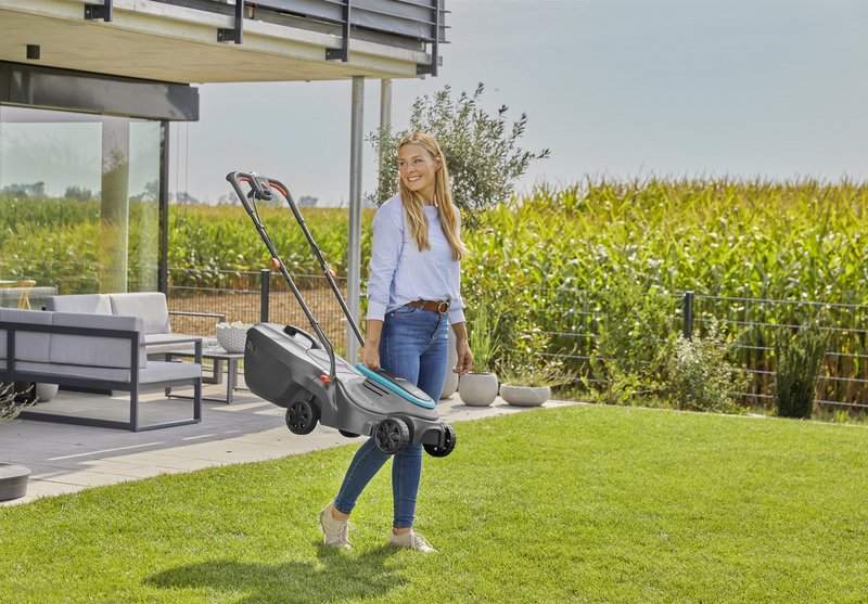 Електрична газонокосарка Gardena PowerMax 32/1200 G2 + запасний ніж (14633-20)