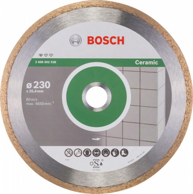 Алмазний диск Bosch Standard for Ceramic 230-25,4 мм (2608602538)