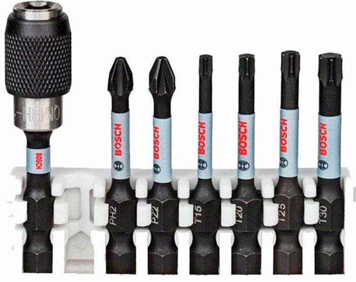 Набір біт Bosch Impact Control 50мм + тримач QuickRelease (2608522327)