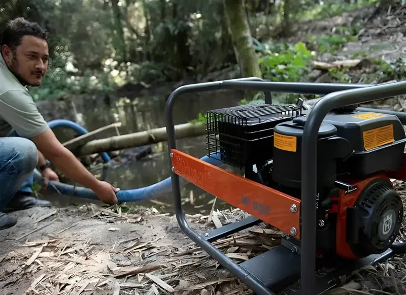 Мотопомпа для чистої води Husqvarna W50P (9676390-02)