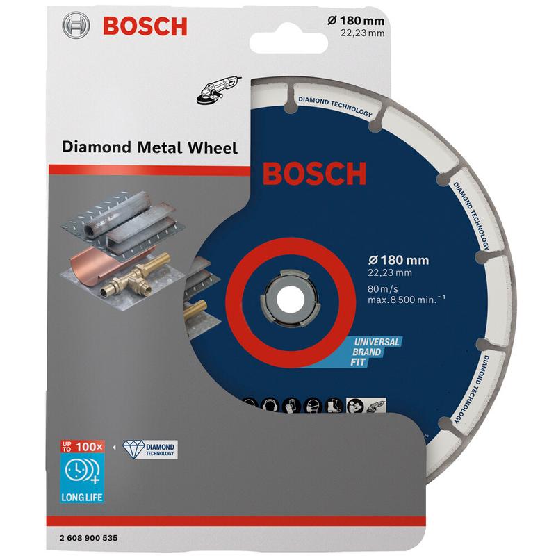 Алмазний диск по металу Bosch, 180х22 мм (2608900535)