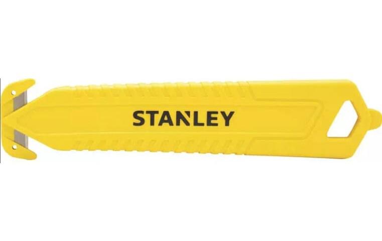 Ніж двосторонній для різання упаковки, безпечний 10 шт. Stanley (STHT10359-1)