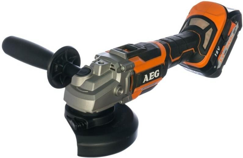 Акумуляторна кутова шліфувальна машина AEG BEWS18-125BL-502C (4935464417)