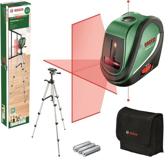 Лінійний лазерний нівелір Bosch UniversalLevel 2 з чохлом і штативом (0603663803)