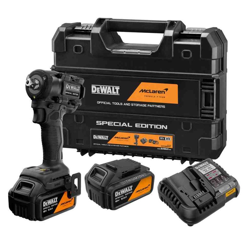 Гайкокрут ударний акумуляторний безщітковий McLaren F1 TEAM SPECIAL EDITION DeWALT DCF92MP2T