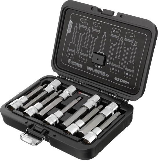 Набір біт Intertool STORM HEX 1/2 "4-17, 100 мм" S2 (ET-8406)