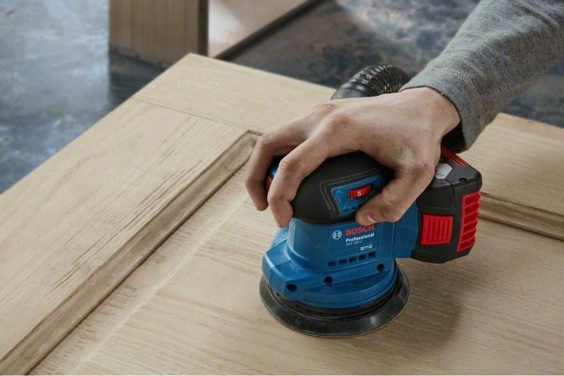 Акумуляторна ексцентрикова шліфмашина Bosch GEX 185-LI Solo (06013A5020) (без АКБ та ЗП)