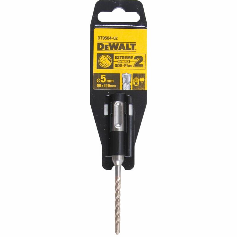 Бур DeWALT "SDS-Plus EXTREME2", 5 x 50x110мм