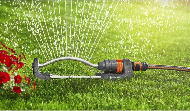 Дощователь осциллирующий Gardena Aqua S + Таймер (18701-34.000.00)